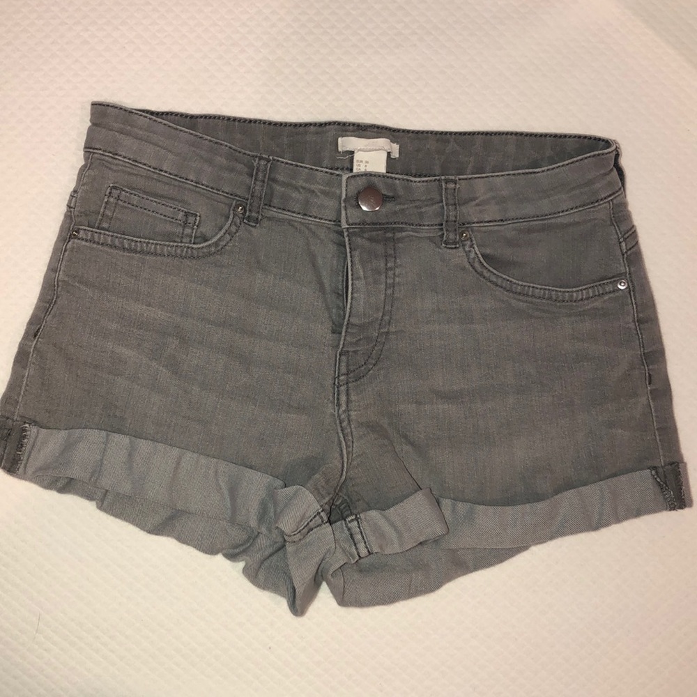 Denim shorts